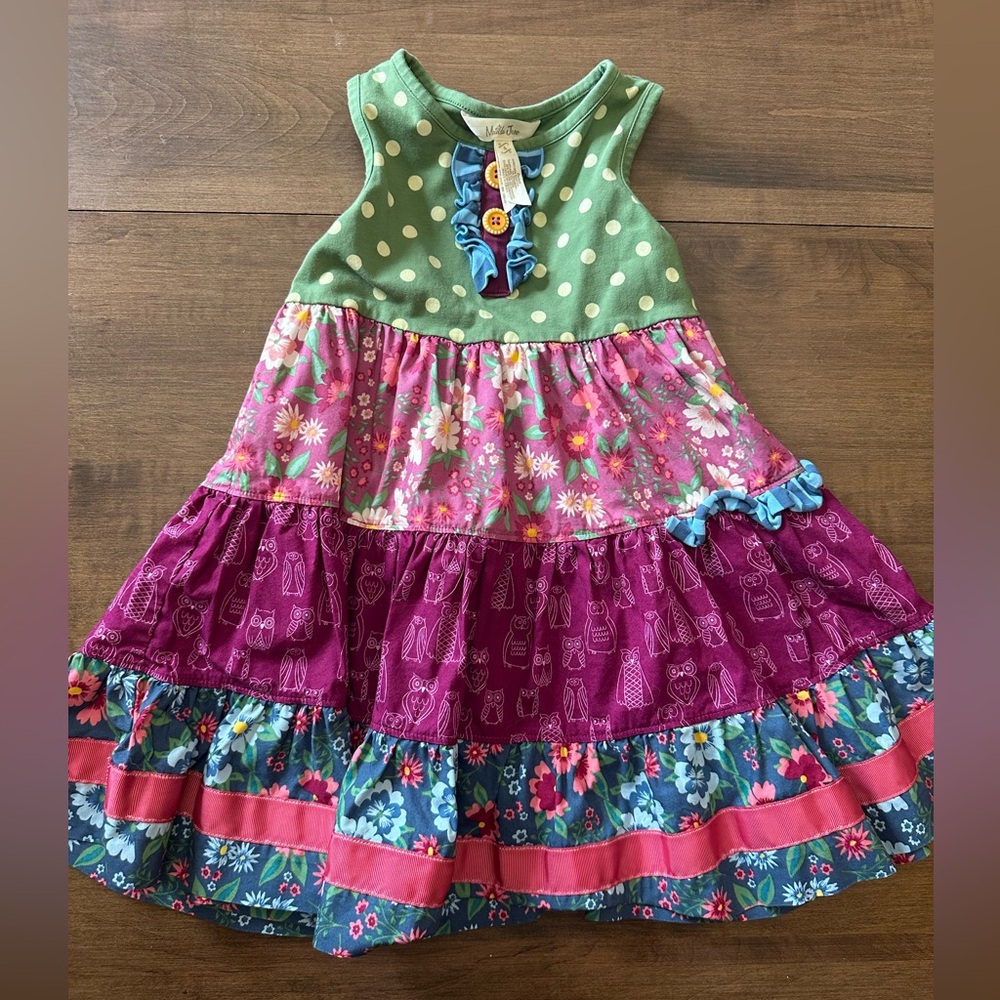 Matilda Jane Green and Purple Floral Dress